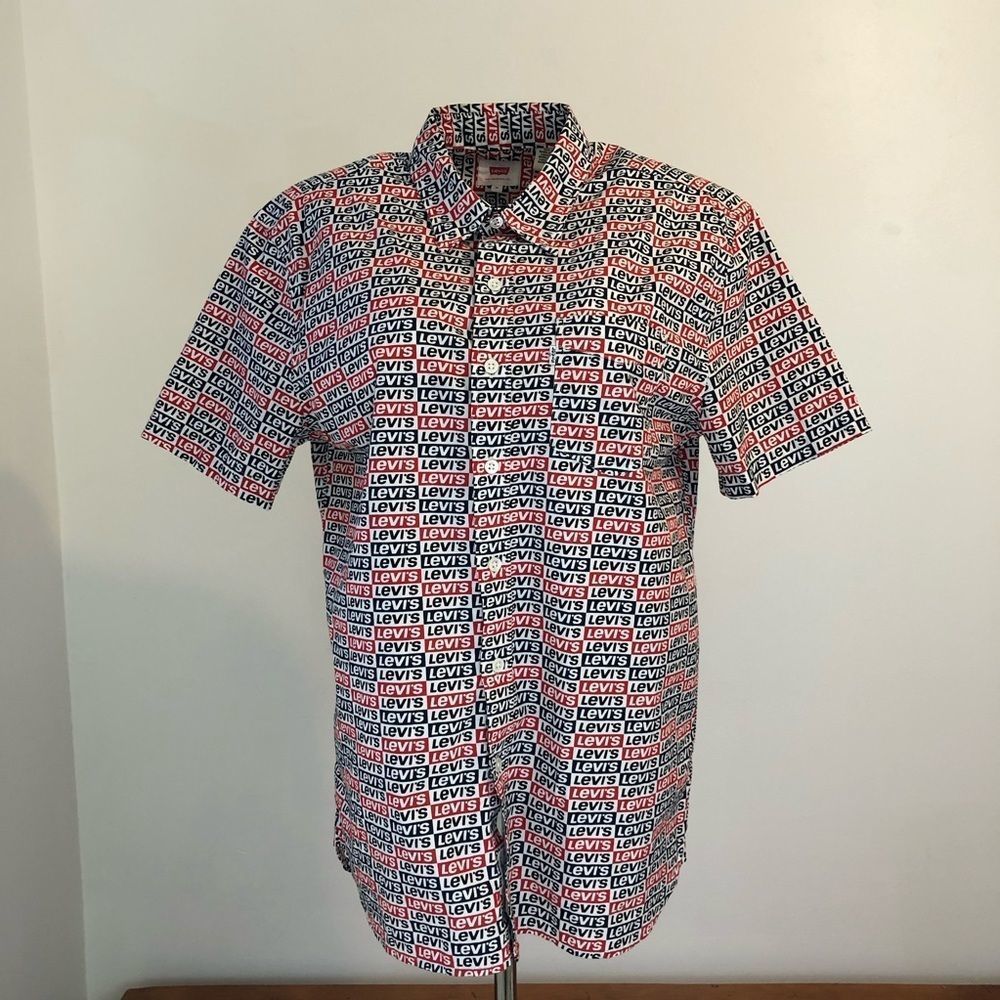 Levi’s logo graphic button-down shirt